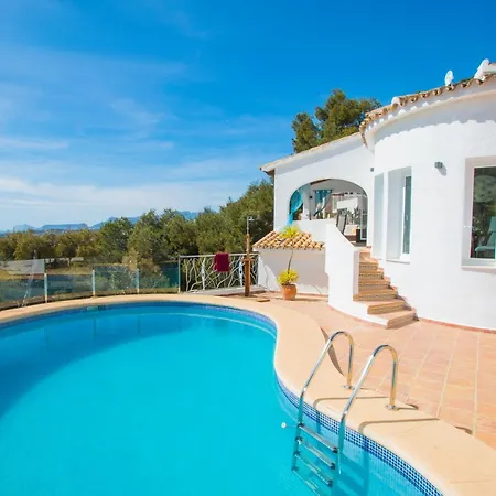 A Beautiful, 3 Bedroom In Moraira With A Pool, Wifi And Views Of *